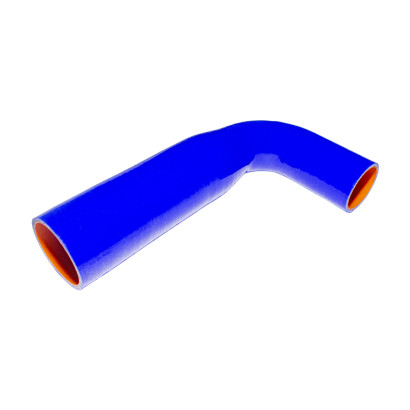 53605М-1303026 Патрубок радиатора нижний (силикон) синий (Ф65/48х280/135) (TRUCKMARK)