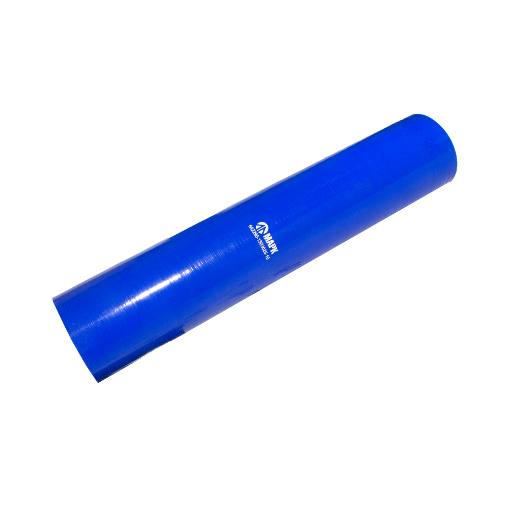Патрубок радиатора нижний (силикон) синий (Ф70х370) (МАРК)