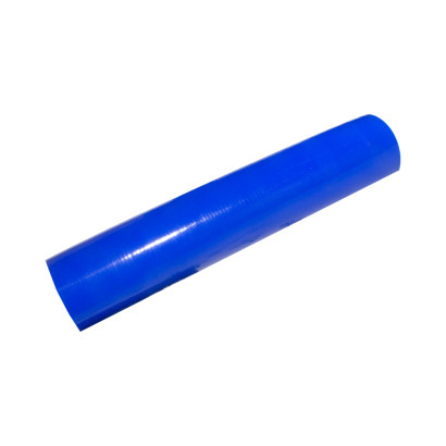 642290-1303025-10 Патрубок радиатора нижний (силикон) синий (Ф70х370) (МАРК)