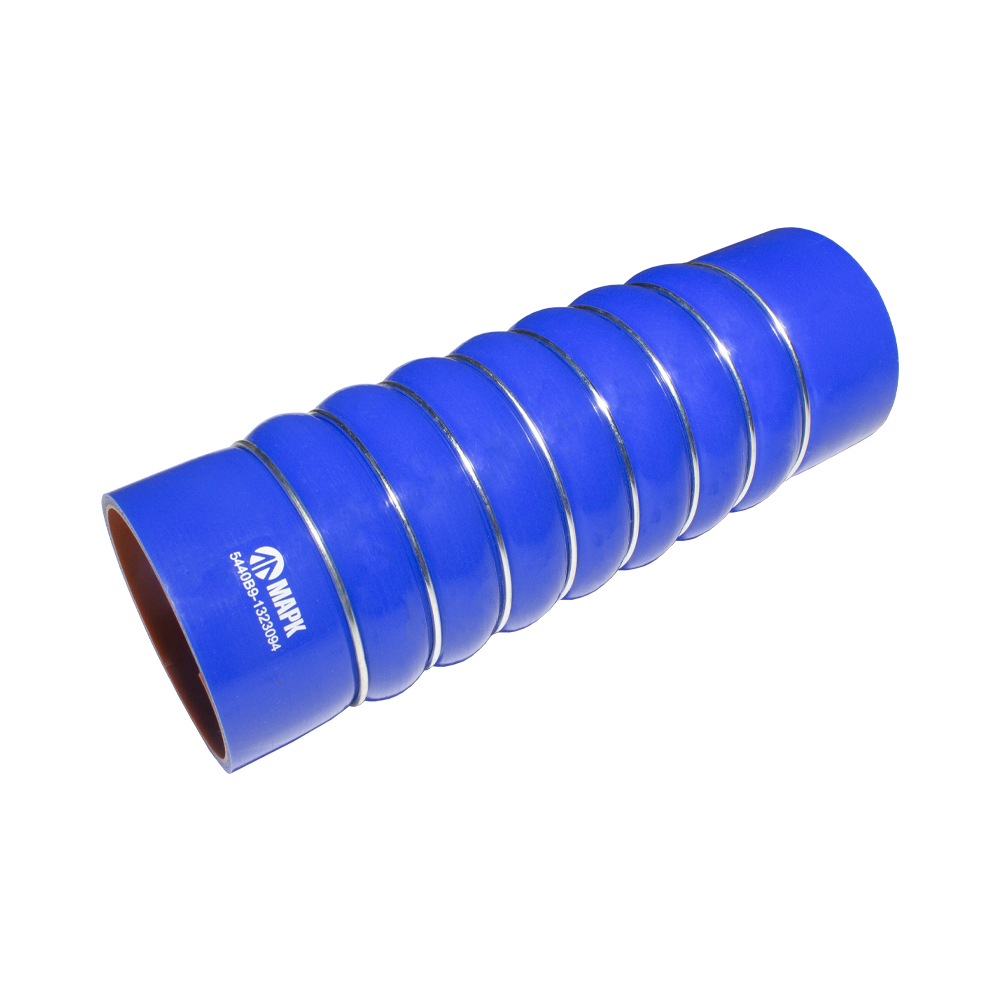 Патрубок интеркулера (силикон) синий (Ф90х290) (TRUCKMARK)