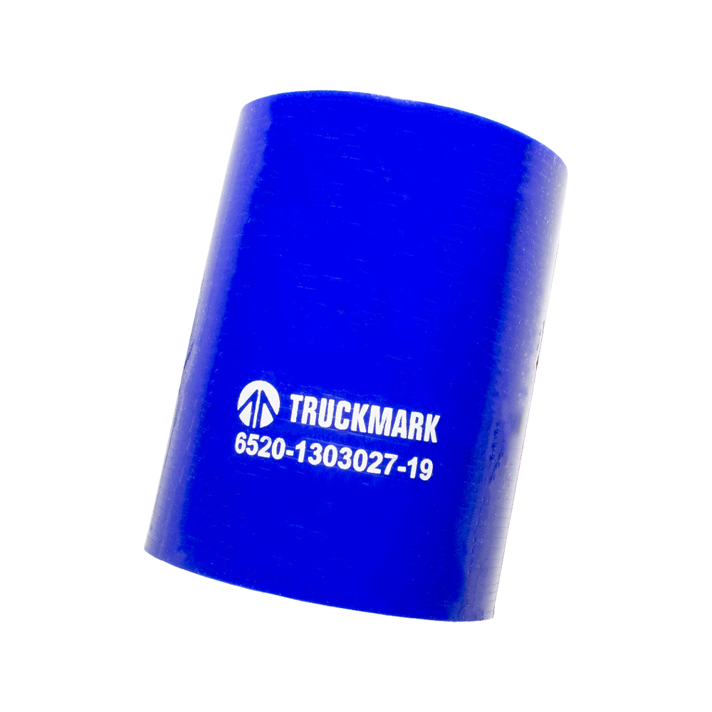 Патрубок радиатора нижний (силикон) синий (Ф60х90) (TRUCKMARK)