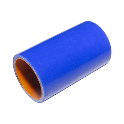 5440А9-1303027 Патрубок радиатора нижний (силикон) синий (Ф50х100) (МАРК)