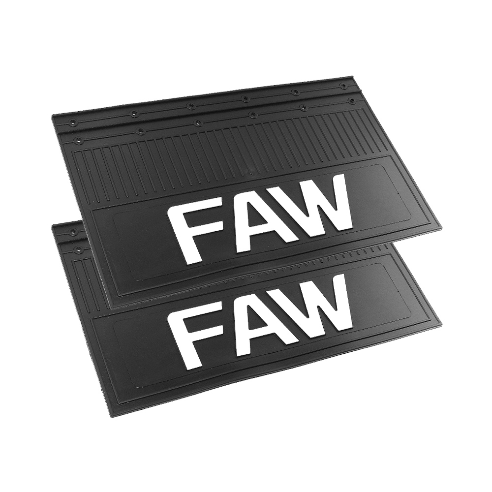 Брызговик FAW (360x580) белые буквы, комплект из 2-х шт.