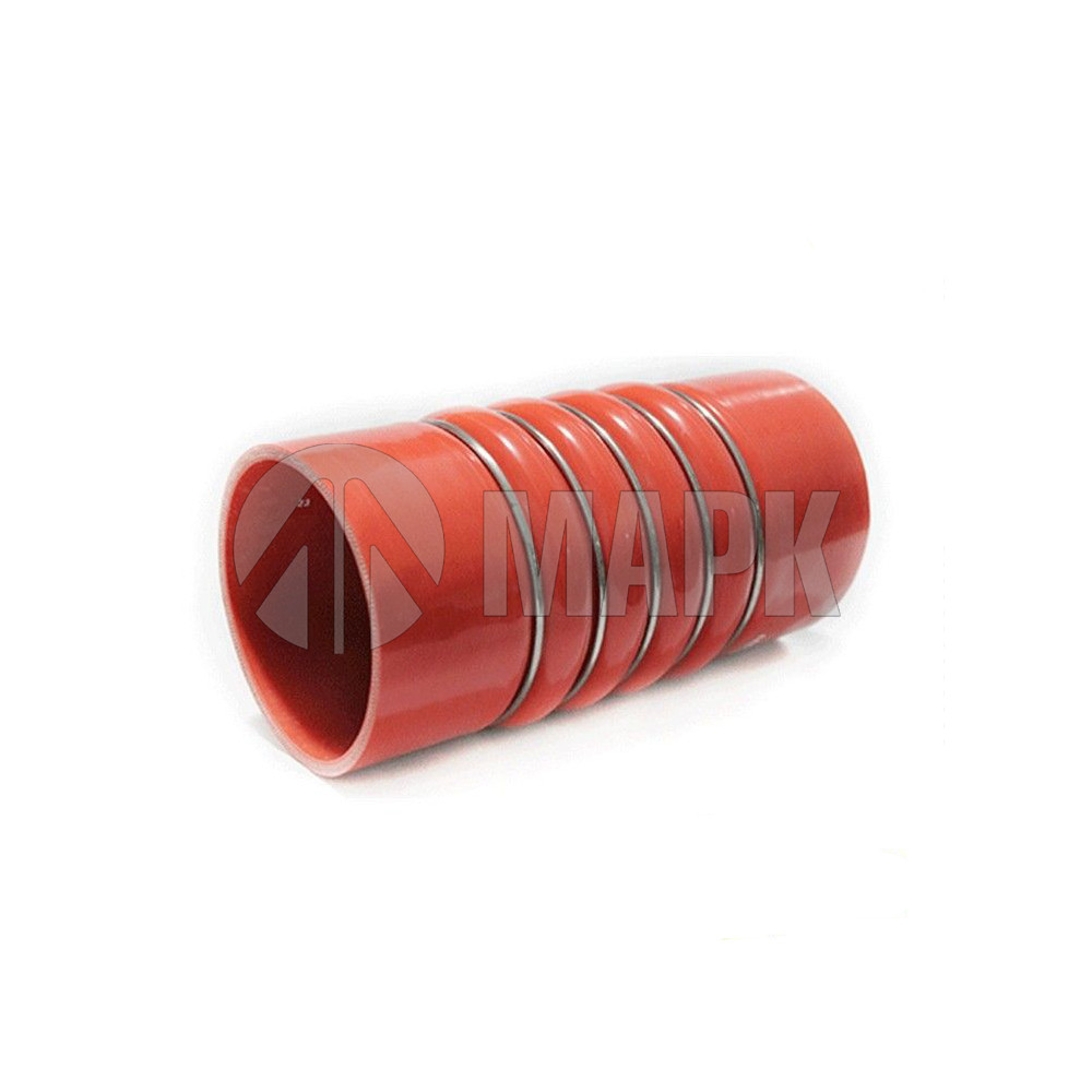Патрубок интеркуллера A0020946382 (красный) (D=100mm/L=205mm/ 5колец) а/м КАМАЗ 5490/Axor (LEMA)