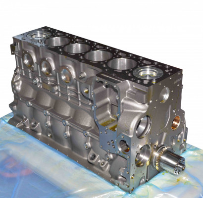 SO75250 Сервисный двигатель 6ISBe (EURO3) третьей комплектности (short block) 5445089 Камминз-Кама