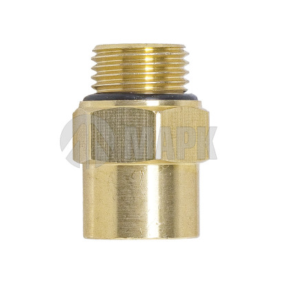 9512 10-M16x1,5 (4168) Соединитель трубки ПВХ,полиамид d=10мм М16х1.5 (фитинг прямой) латунь (Аналог CAMOZZI)