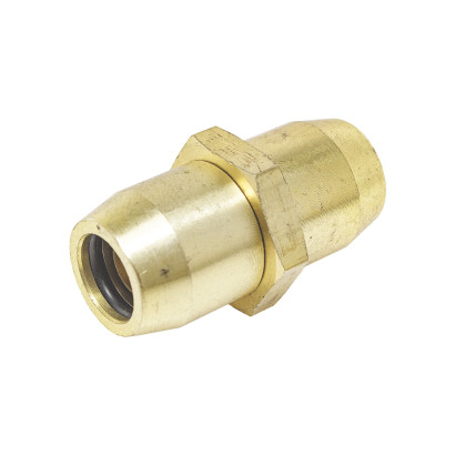 850141205 (6834) Фитинг соединительный Т14хТ14 (латунь аналог Sirit)