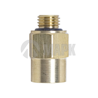 9512 10-M12X1,5 (4167) Соединитель трубки ПВХ,полиамид d=10мм М12х1.5 (фитинг прямой) латунь (Аналог CAMOZZI)