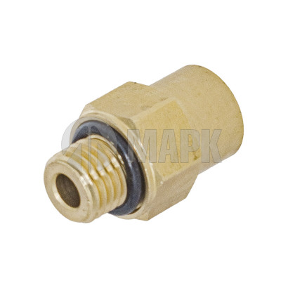 9512 8-M12х1,5 (4133) Соединитель трубки ПВХ,полиамид М12хТ8 фитинг прямой латунь (Аналог CAMOZZI)
