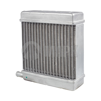 LRh 0681 Радиатор отопителя алюминевый для МТЗ-80 (трубки в одну сторону) Лузар