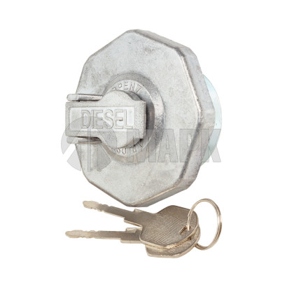 3704930LE010 Крышка топливного бака в сб. (с ключами) для а/м JAC N75,80,120, КАМАЗ Компас-9/12 67мм (TRUCKMARK)
