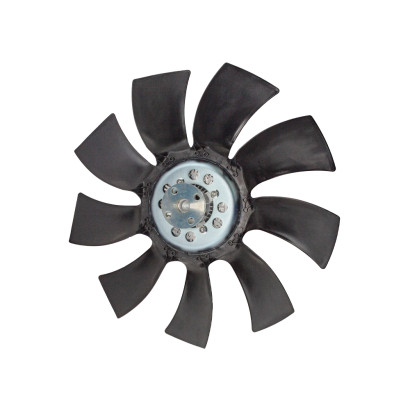 1308010LE399 Крыльчатка вентилятора d-520 мм 9 лоп. в сборе с муфтой, а/м КАМАЗ Компас 9, JAC N75,80 (TRUCKMARK)