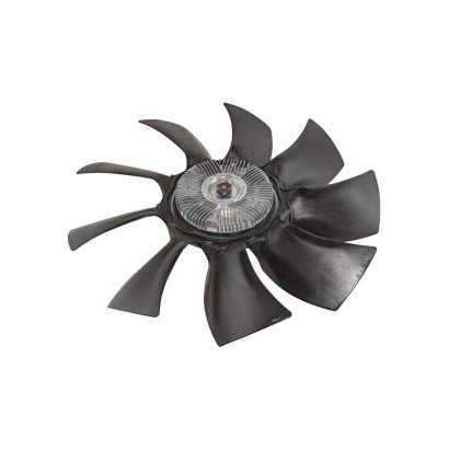 1308010LE399 Крыльчатка вентилятора d-520 мм 9 лоп. в сборе с муфтой, а/м КАМАЗ Компас 9, JAC N75,80 (TRUCKMARK)