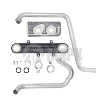 102374 Радиатор отопителя A0018302820 а/м КамАЗ 54901/ Mercedes Benz Actros MP4/5/Arocs/Antos (Auger)