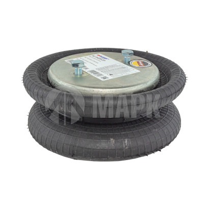 AU 34220-2P Пневморессора FD200-191 двойной сильфон Scania/SAF(2 отв.+возд./2 отв. - 180°) (Sampa)