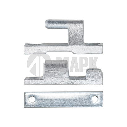 ПБ90/26 Петля бортовая L=90мм (комплект из 3-х) с закладной пластиной ан.TL1223/ 14320 (СП)