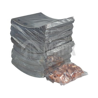 HF16016E73502105TBK Накладка тормозной колодки JAC N90/ Компас 9 (120мм) задние (8шт+ заклепки) (Автомагнат)