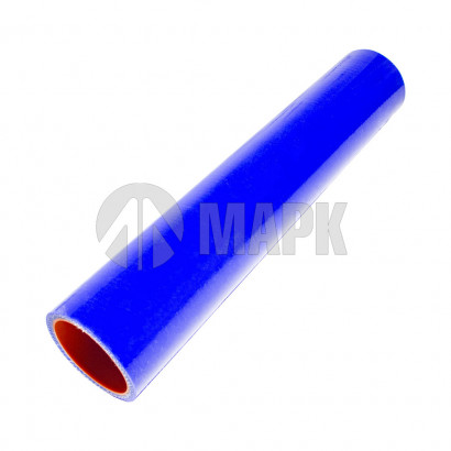 533602-1303010 Патрубок радиатора верхний (силикон) синий (Ф42x270) (TRUCKMARK)