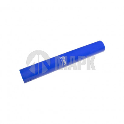 5350-1015416-01 Патрубок радиатора нижний (силикон) синий (Ф32х290) (МАРК)