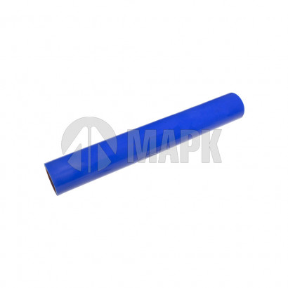 5350-1015416-01 Патрубок радиатора нижний (силикон) синий (Ф32х290) (МАРК)