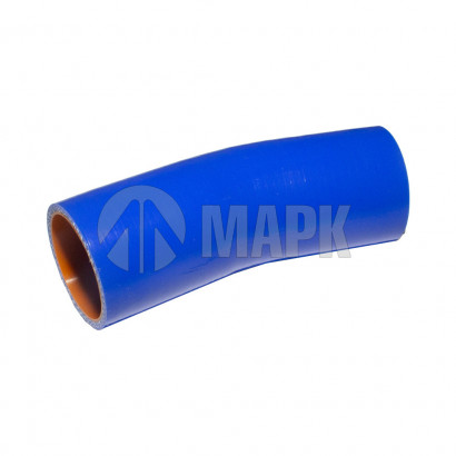 3302-1173111 Патрубок интеркулера (силикон) синий (Ф50х80/80) (МАРК)