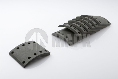 M2190320 Накладки тормозные 19032 (STD) (BPW 420х180) + клепки 8х15 (Marshall)