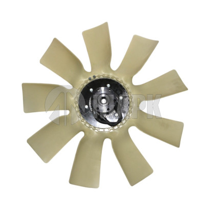 20009741 Крыльчатка вентилятора D=704мм 9 лоп. в сборе с вязкомуфтой а/м КамАЗ с дв.WEICHAI (BorgWarner)