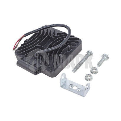 100.3738-01 Фонарь стробоскоп/постоянно оранжевый (9 диодов, 2 режима, квадратная, 3 провода, 12-24В) (КЭП)