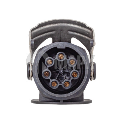 JC-158-7 Электроразъём (вилка) ABS 7 контактов (24V, пласт.) (TrailerParts)