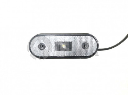 3018 LED Фонарь габаритный светодиод (белый, овал) без кроншт.
