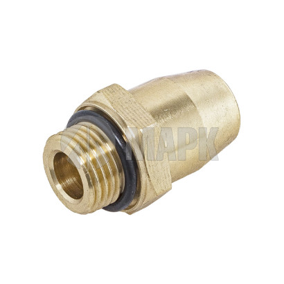 INF.11.1610 (6593) Соединитель трубки (аналог 800100801615)М16хТ10 (фитинг прямой латунь)