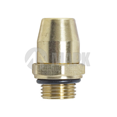 INF.11.1610 (6593) Соединитель трубки (аналог 800100801615)М16хТ10 (фитинг прямой латунь)