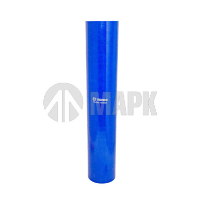 544003-1303025 Патрубок радиатора нижний (силикон) отводящий синий (Ф70х420) (TRUCKMARK)