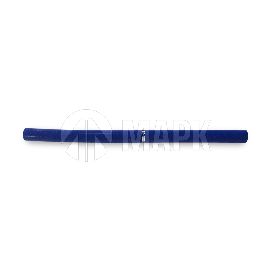 Патрубок расширительного бачка ЕВРО (силикон) синий (Ф12x340)(100шт в кор)