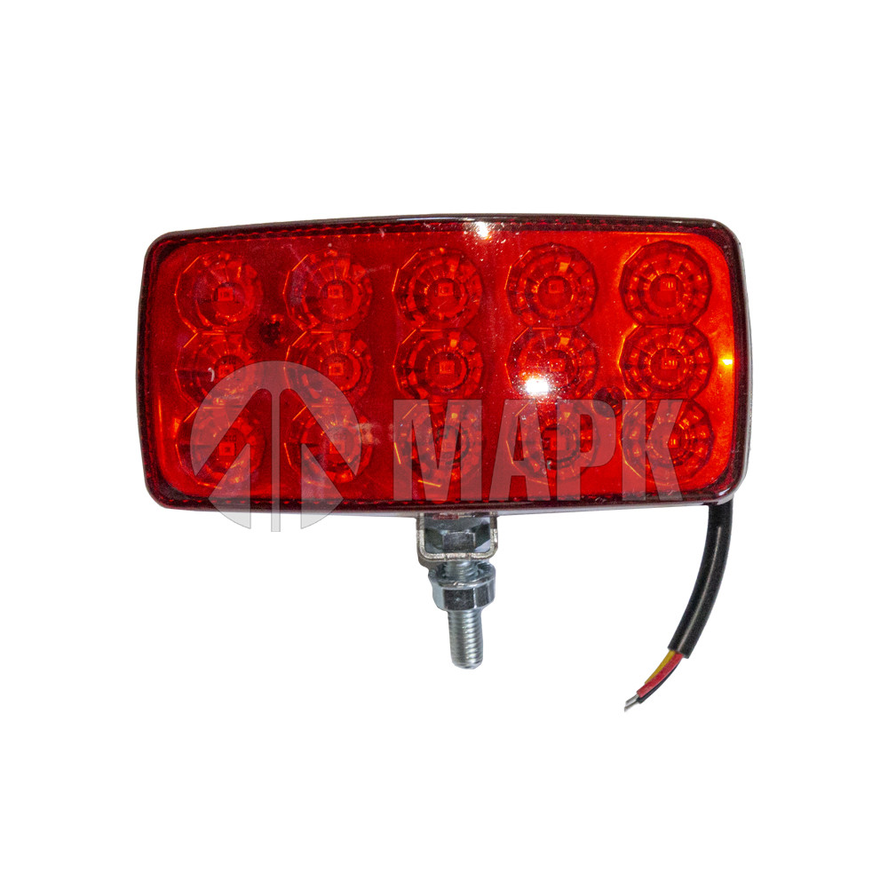 Дополнительный противотуманный фонарь красный 15 диодов 2 режима с металическим кронштейном ТехАвтоСвет