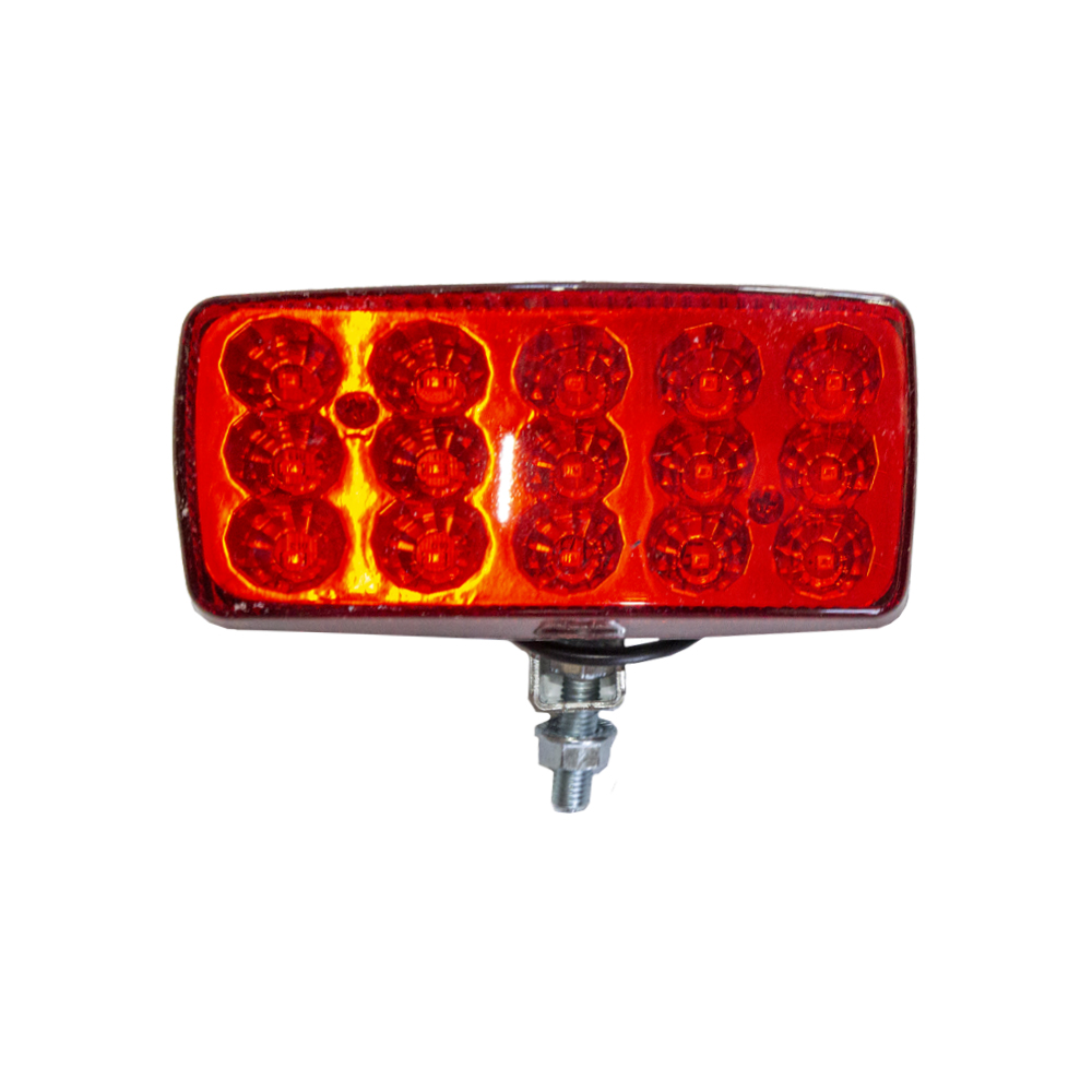Дополнительный противотуманный фонарь красный 15 диодов с металическим кронштейном Т.А.С