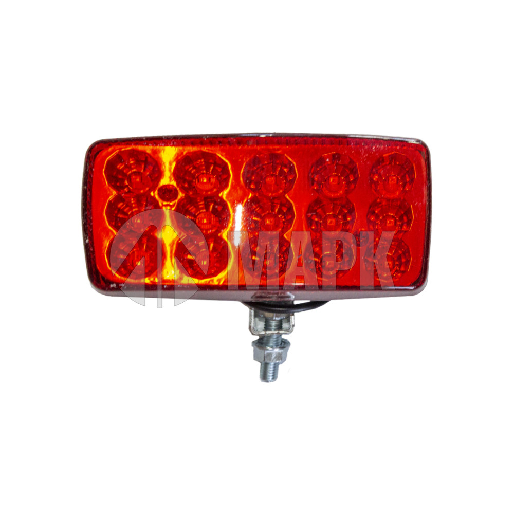Дополнительный противотуманный фонарь красный 15 диодов с металическим кронштейном ТехАвтоСвет
