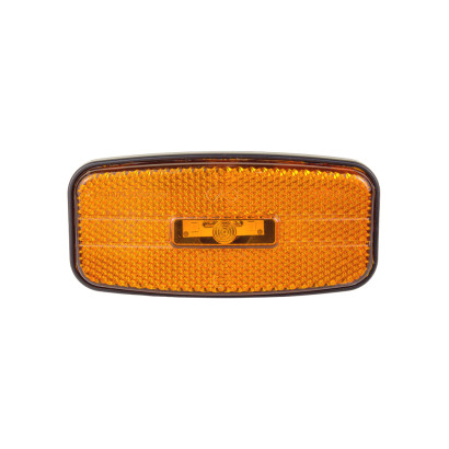 74.3731 Фонарь габаритный оранж.L-50 узкий н/обр. 12/24 В (маркерный) ГФ-07.01
