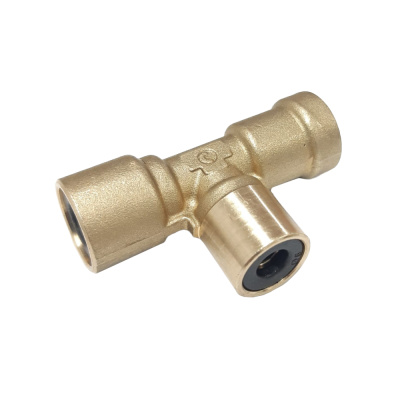 Фитинг тройник 8-8-8 (замена для D6540 8-S) латунь (Camozzi)