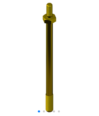 Болт с шестигранной головкой-шпилькой  QSM ISM 11 M10 X 1.50 X 172