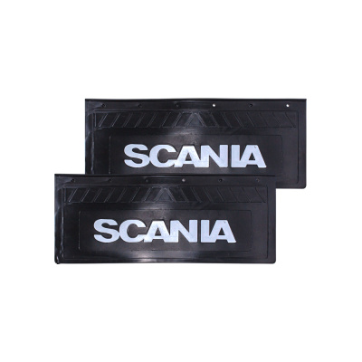 Брызговик SCANIA (270x660) белые буквы, комплект из 2-х шт.
