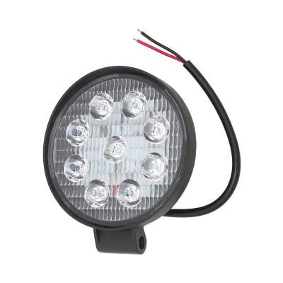 Фара противотуманная OFF-Road SL30 (Круглая,9 диодов, направленный свет) 12/24V 27W (115х30х125) 