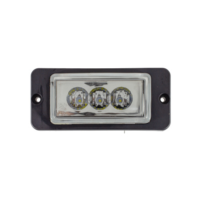 Фара противотуманная ЕВРО а/м КАМАЗ (рестайл.) 3 LED светодиодная 15W (ZK-04-159)