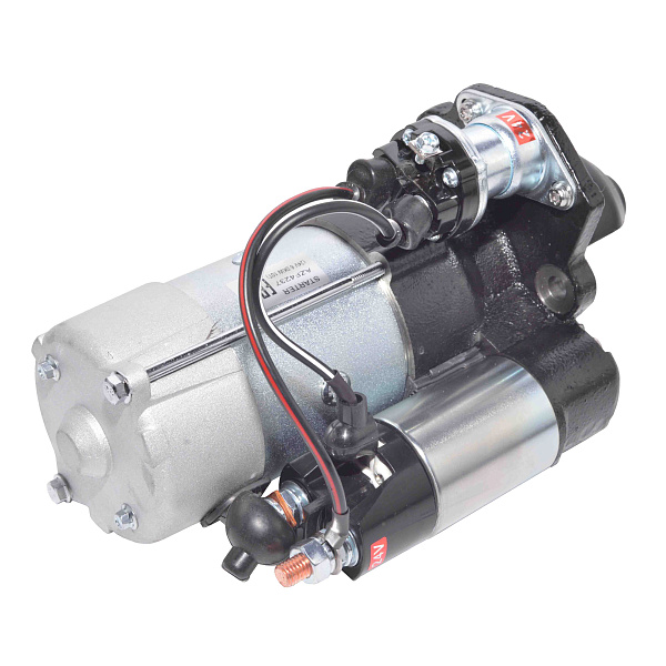 Стартер (24V 4kW z10) а/м КамАЗ-4308, ПАЗ, ЛИАЗ, НЕФАЗ c дв.Cummins ISBe-185 (аналог 4992135) (МАРК)