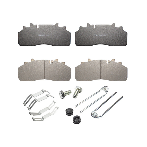 Колодки дисковые 29126 (29159) с установочным комплектом (210.5x93x30) SAF Wabco КамАЗ 4308 (TRU)