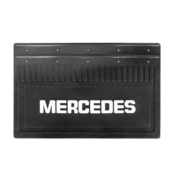Брызговик Mercedes-Benz (360x580) белые буквы.