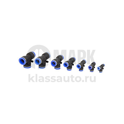 Фитинг соед. для трубок Ф10 мм (тройник)(800 шт в кор)