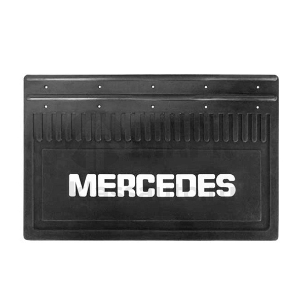 Брызговик Mercedes-Benz (360x580) белые буквы.
