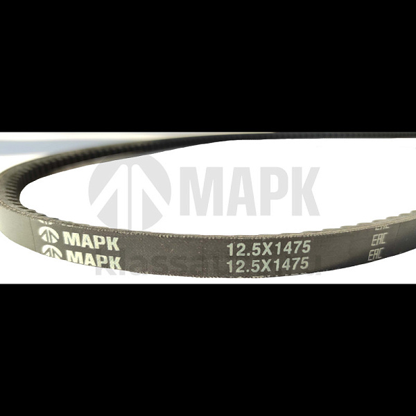 Ремень вентилятора зубчатый 12,5х1475 (TRUCKMARK)