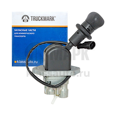 Кран ручного тормоза 3 вывода с датчиком на панель (TRUCKMARK) (20шт в кор)